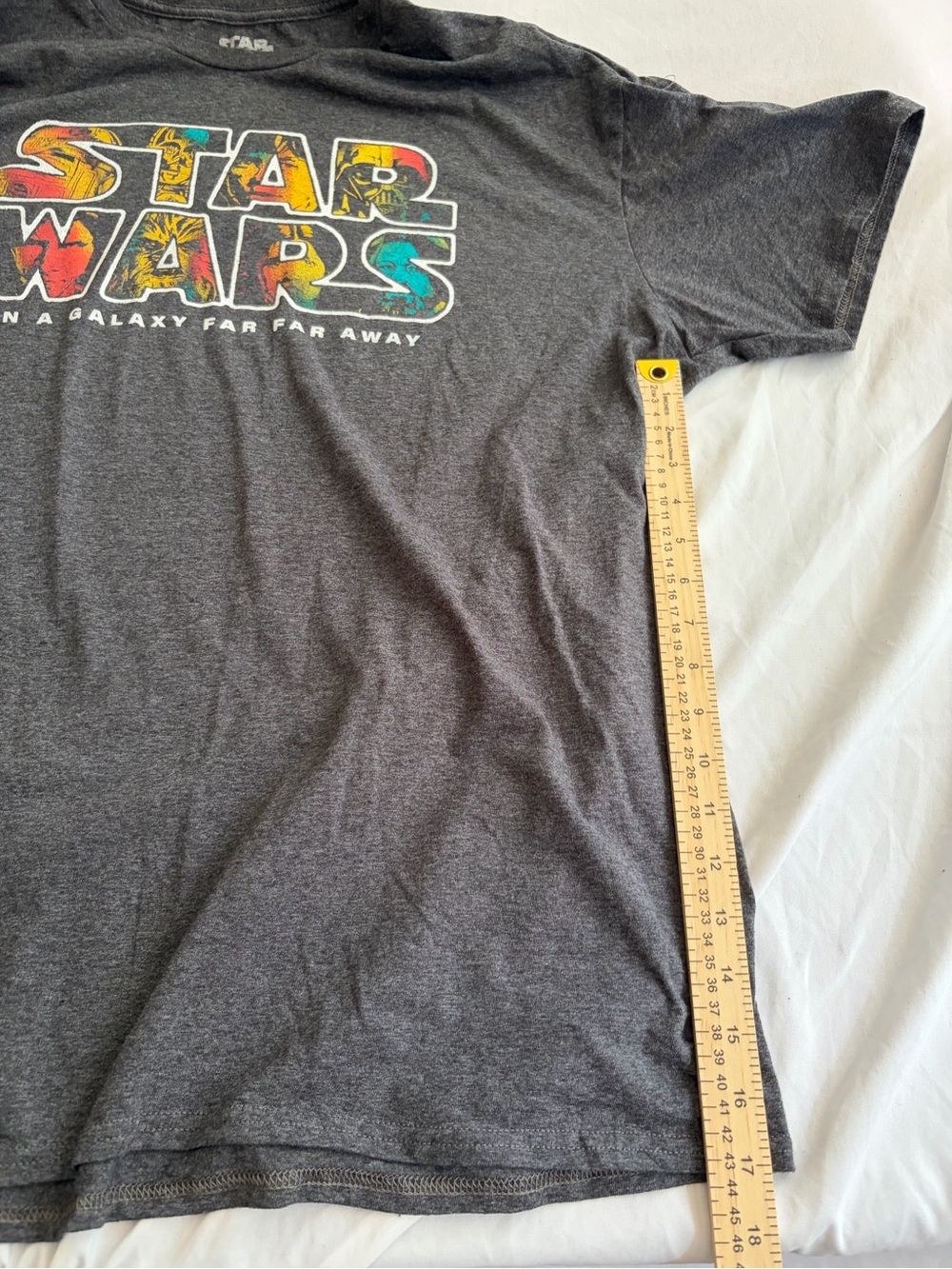 MAD Engine Charcoal Star Wars Logo Tee with Multicolor Print XL - Picture 5 of 6